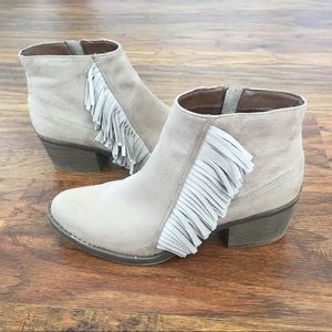 Fringe Suede Booties